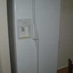 (5) Maytag MZD2766GEW 26 Cubic Foot Wide-By-Side Refrigerator, White