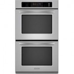 (6) Kitchen Aid KEBS208SSS 30″ Double Oven, Convection, Stainless Steel