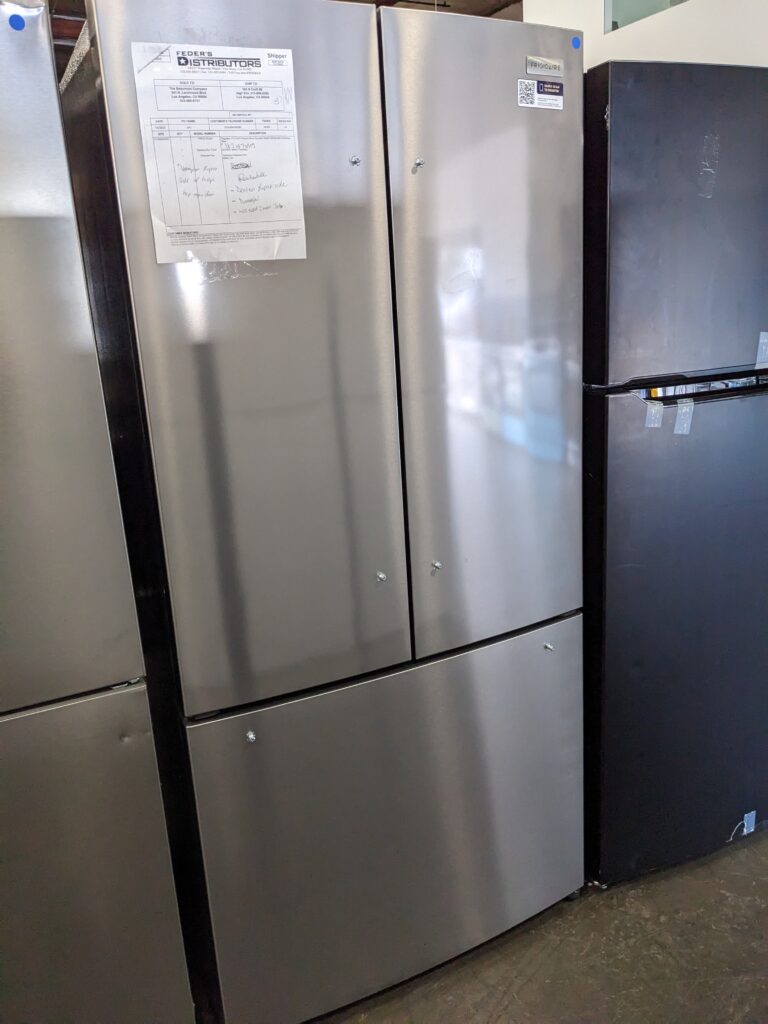 (9) Frigidaire 17.5 CuFt French-Door Counter-Depth Refrigerator, Stainless Steel