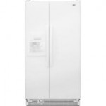 (9) Amana ASD2522WRW Side-By-Side Refrigerator, White