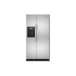 (9) Kitchen Aid KSCS25FVSS Side-By-Side Refrigerator, Stainless Steel