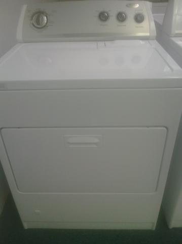 (9) Whirlpool WGD5300VW Gas Dryer, White