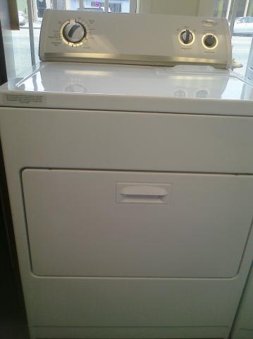 (9) Whirlpool WED5510VQ Electric Dryer, White