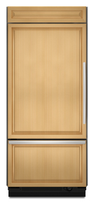 (9) KitchenAid KBL036FTX Left-Hand Door Swing 20.5 CuFt 36″ Width Requires Custom Panels and Handles